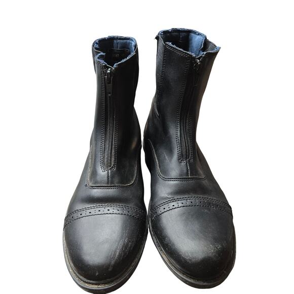 TuffRider Starter Front Zip Paddock Boots women's size 10 - Picture 5 of 9